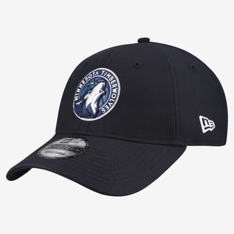 Men's New Era  Navy Minnesota Timberwolves Team 9TWENTY Adjustable Hat