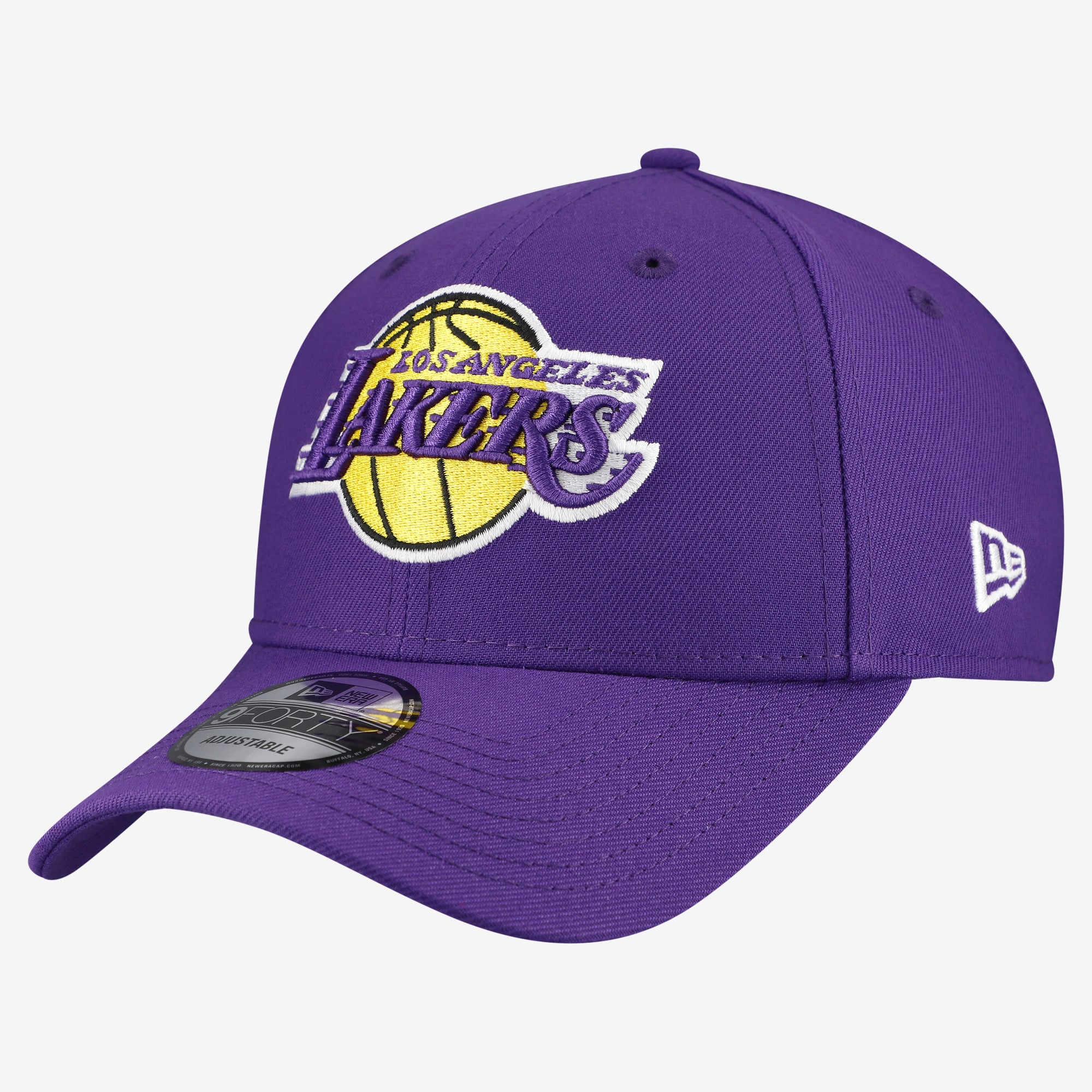 Men's New Era Purple Los Angeles Lakers Team 9FORTY Adjustable Hat