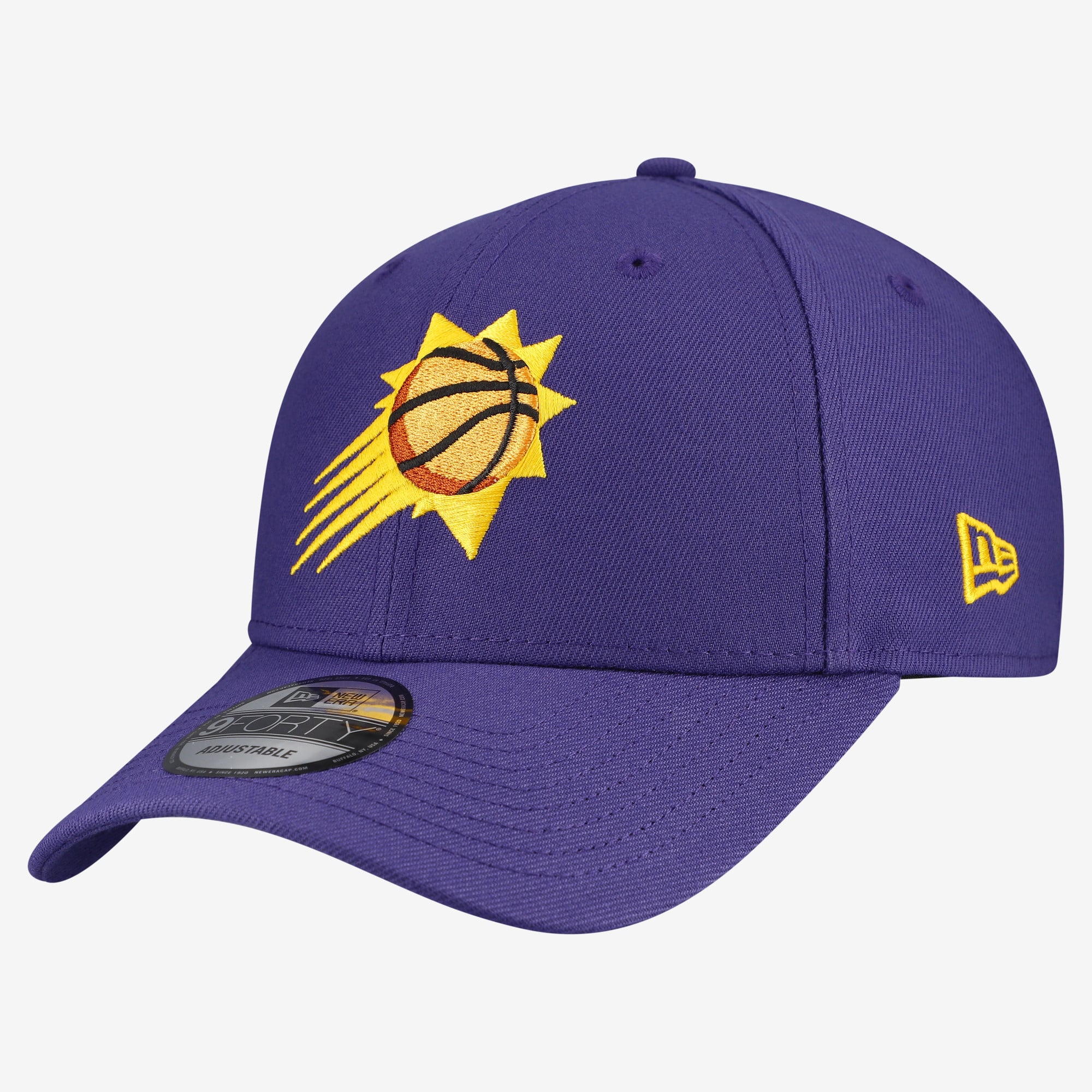 New Era Men's Purple Phoenix Suns Team 9FORTY Adjustable Hat - Purple