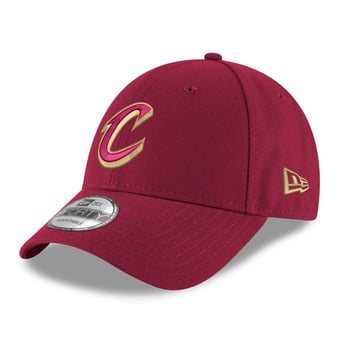 Men's New Era  Wine Cleveland Cavaliers Team 9FORTY Adjustable Hat