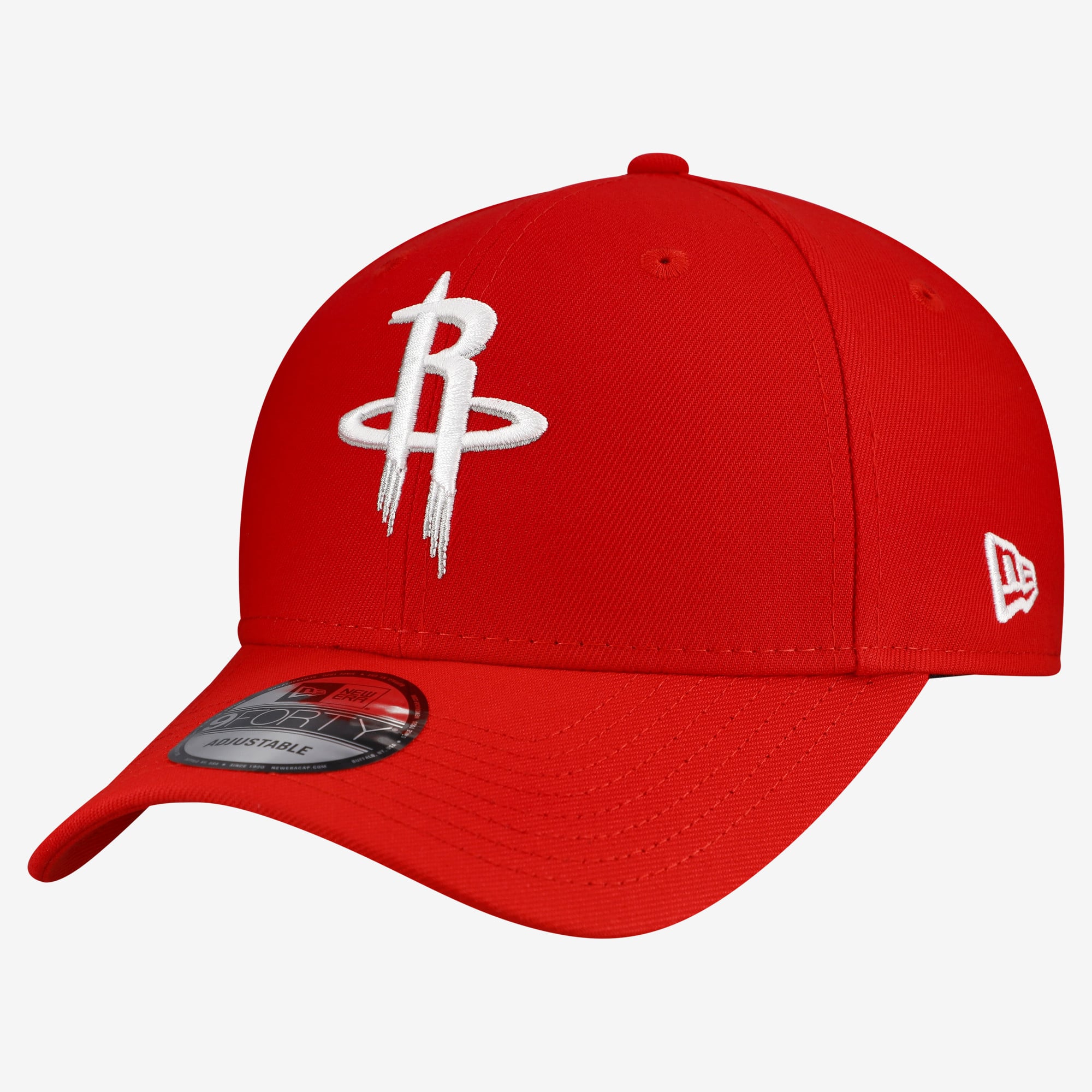 Men's New Era  Red Houston Rockets Team 9FORTY Adjustable Hat