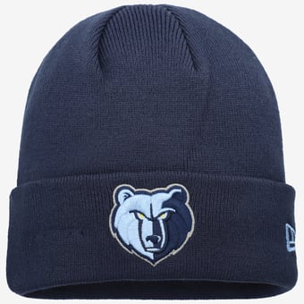 Men's New Era Navy Memphis Grizzlies Cuffed Knit Hat