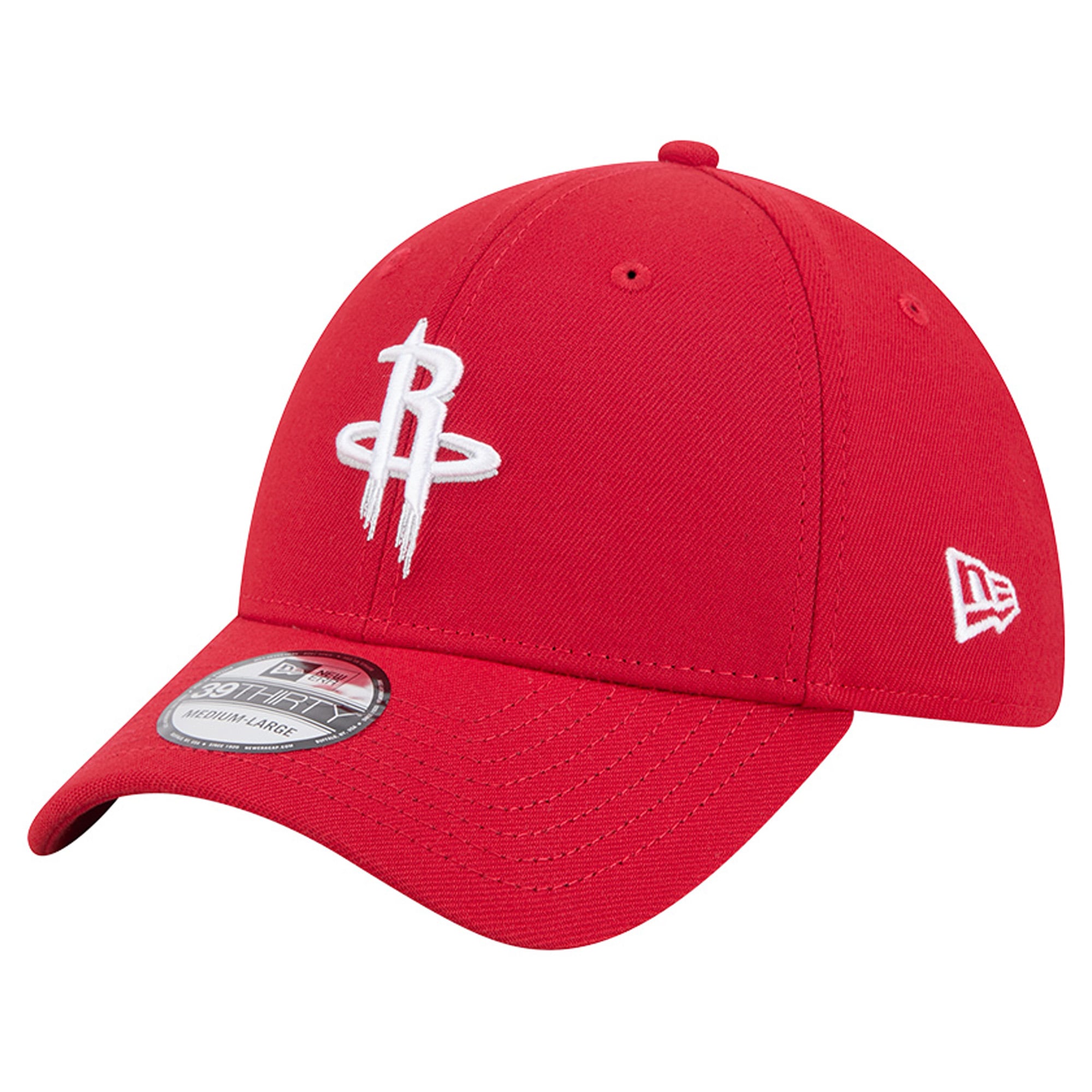 Men's New Era Red Houston Rockets 39THIRTY Flex Hat