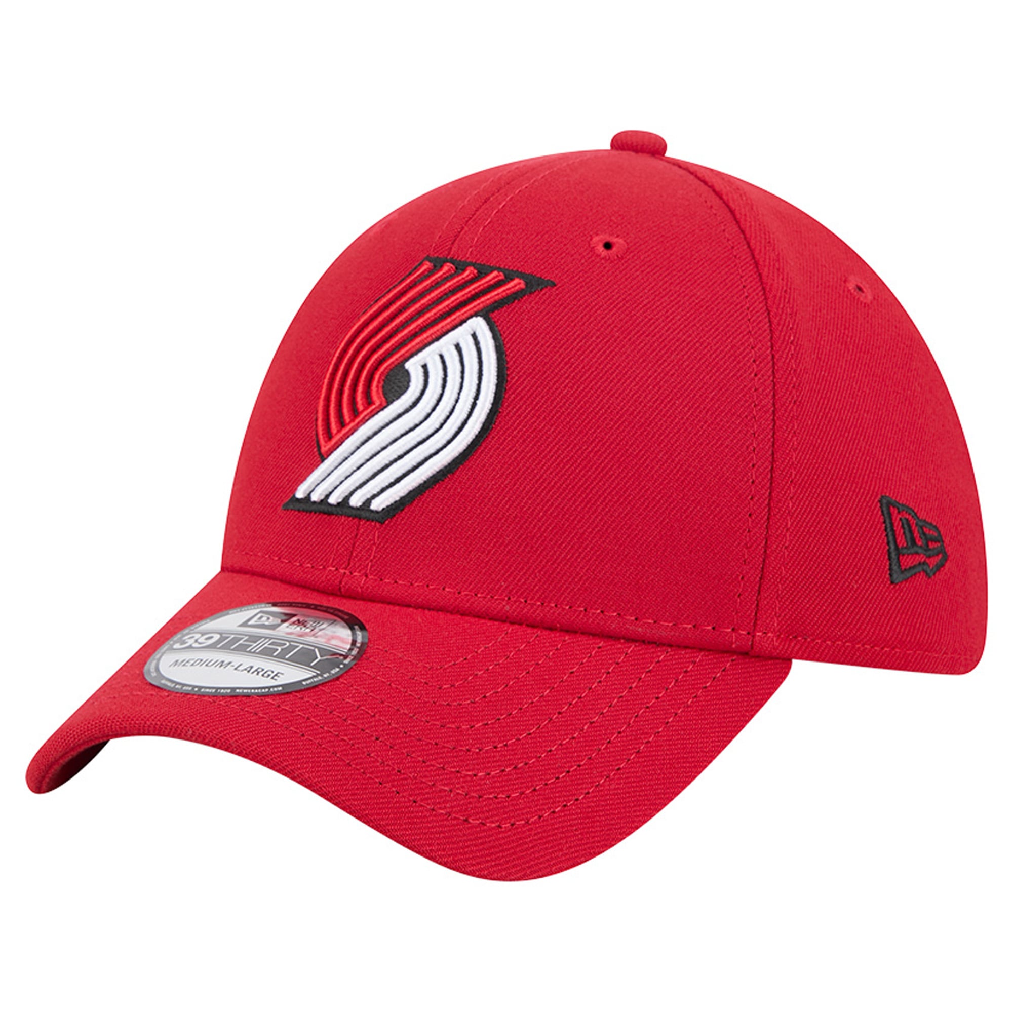 Men's New Era Red Portland Trail Blazers 39THIRTY Flex Hat
