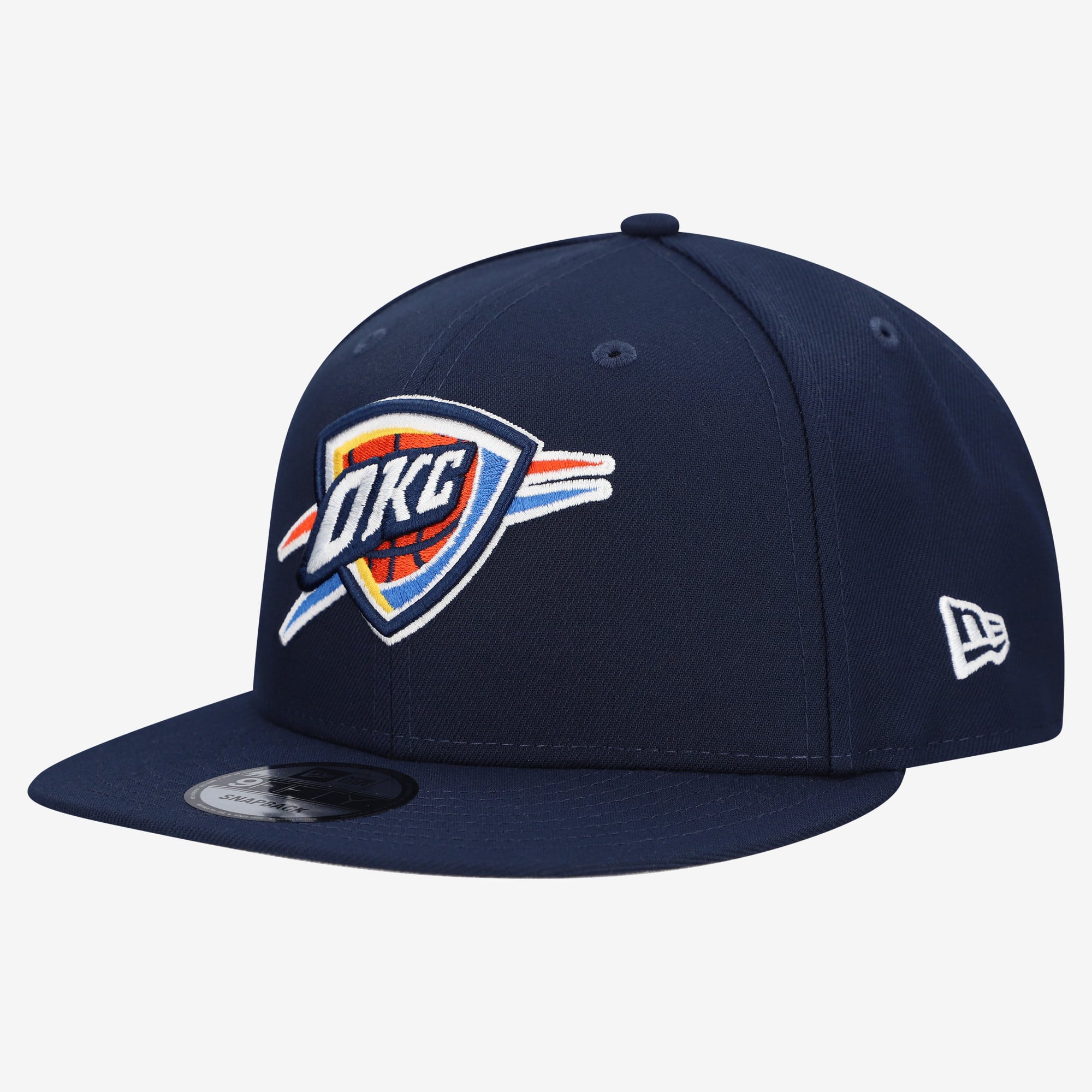 Men's New Era  Blue Oklahoma City Thunder Team 9FIFTY Snapback Hat