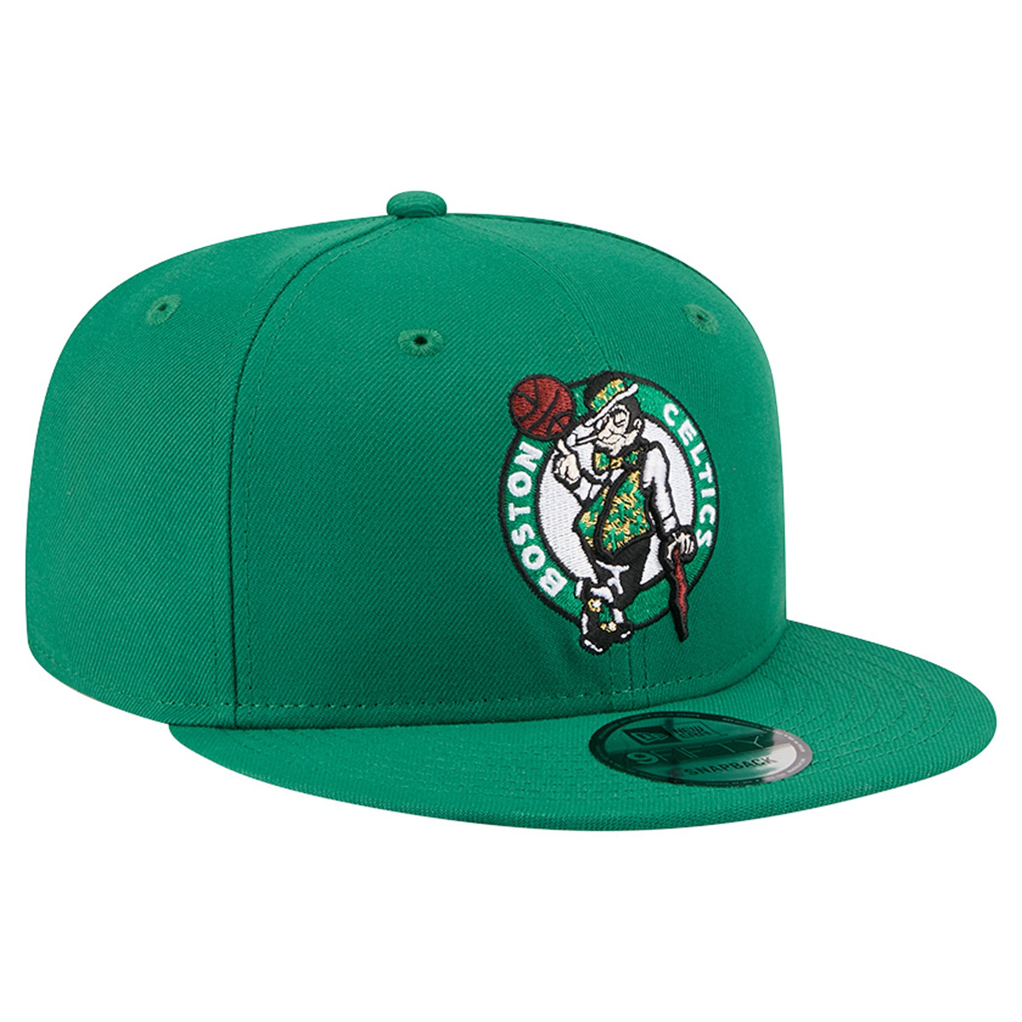 Men's New Era  Green Boston Celtics Team 9FIFTY Snapback Hat