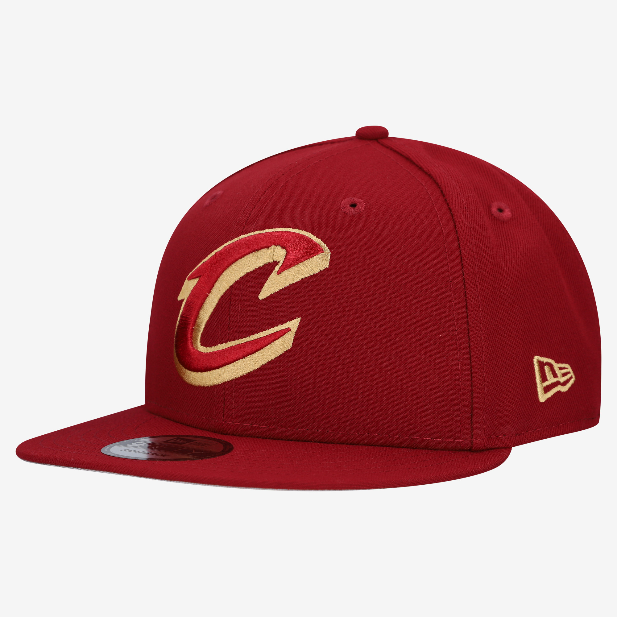 New Era Men's Wine Cleveland Cavaliers Team 9FIFTY Snapback Hat - Wine