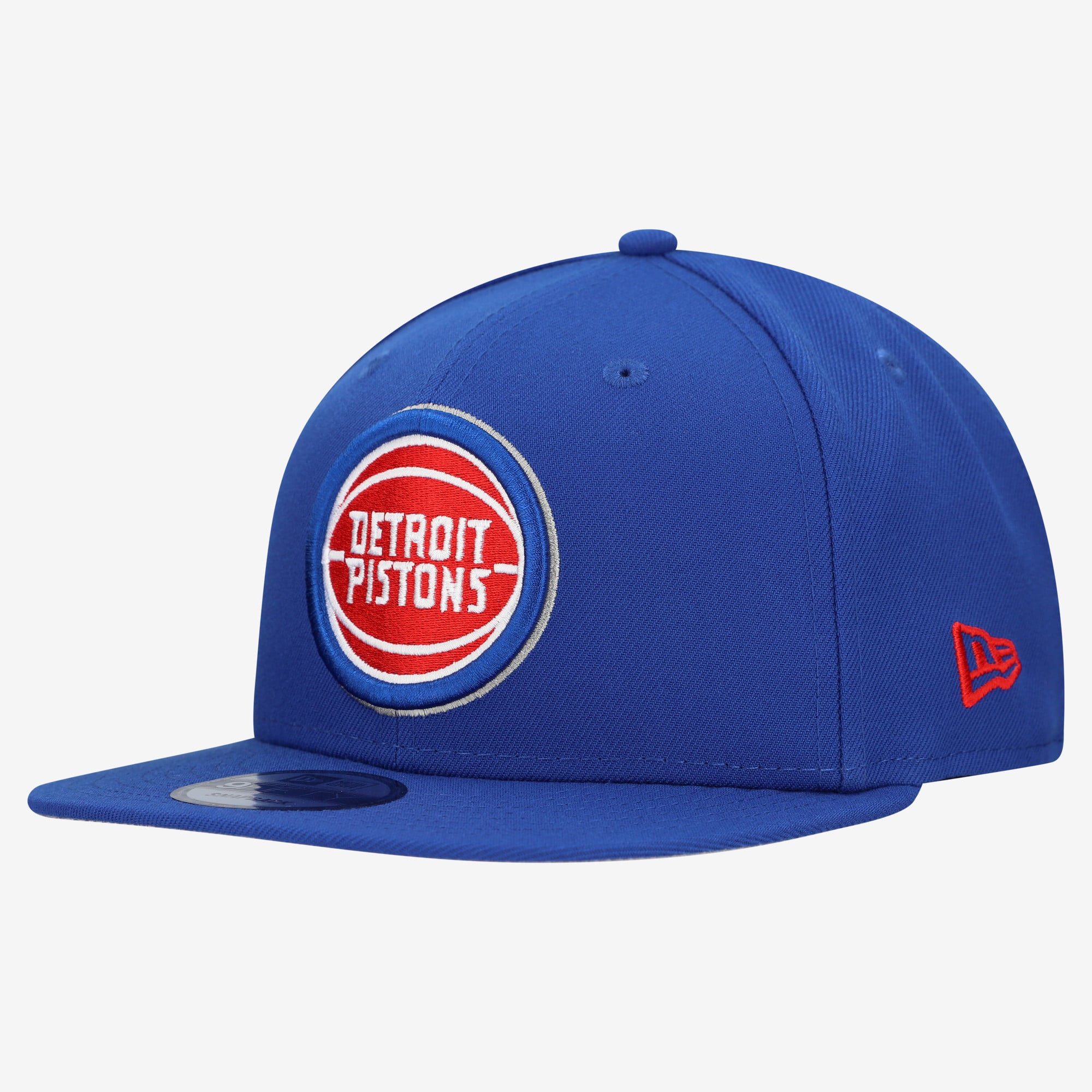 Men's New Era Blue Detroit Pistons Team 9FIFTY Snapback Hat