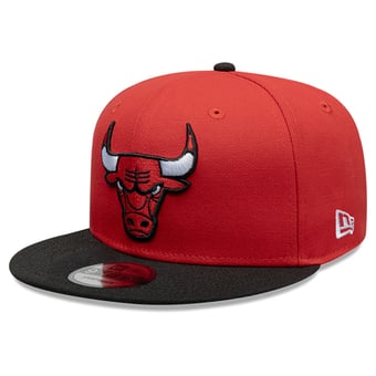 Men's New Era  Red Chicago Bulls Two-Tone 9FIFTY Snapback Hat