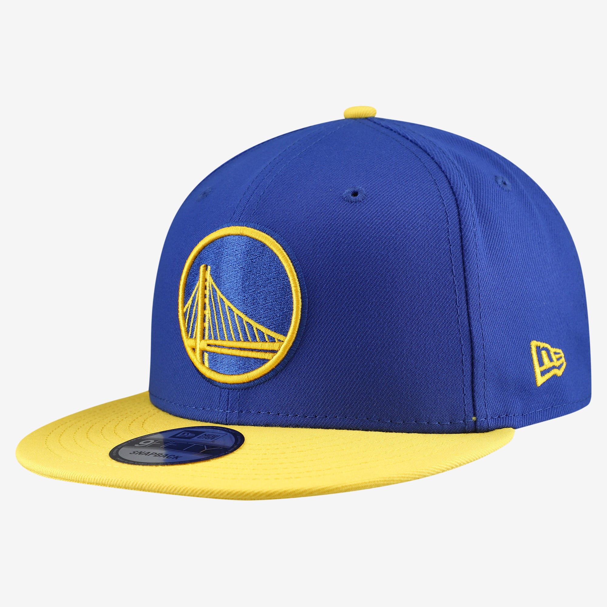 Men's New Era  Royal Golden State Warriors Two-Tone 9FIFTY Snapback Hat
