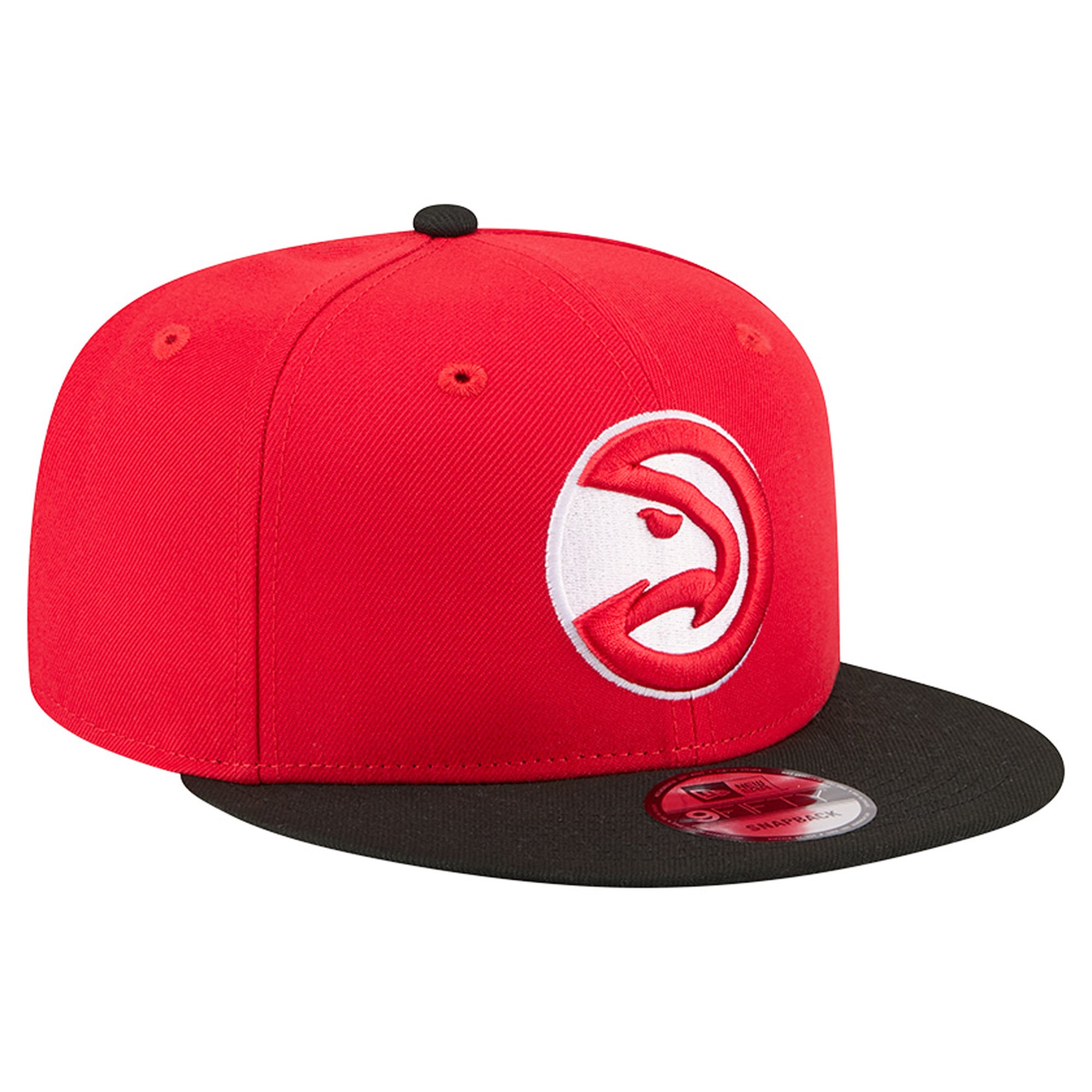 Men's New Era Red Atlanta Hawks Two-Tone 9FIFTY Snapback Hat