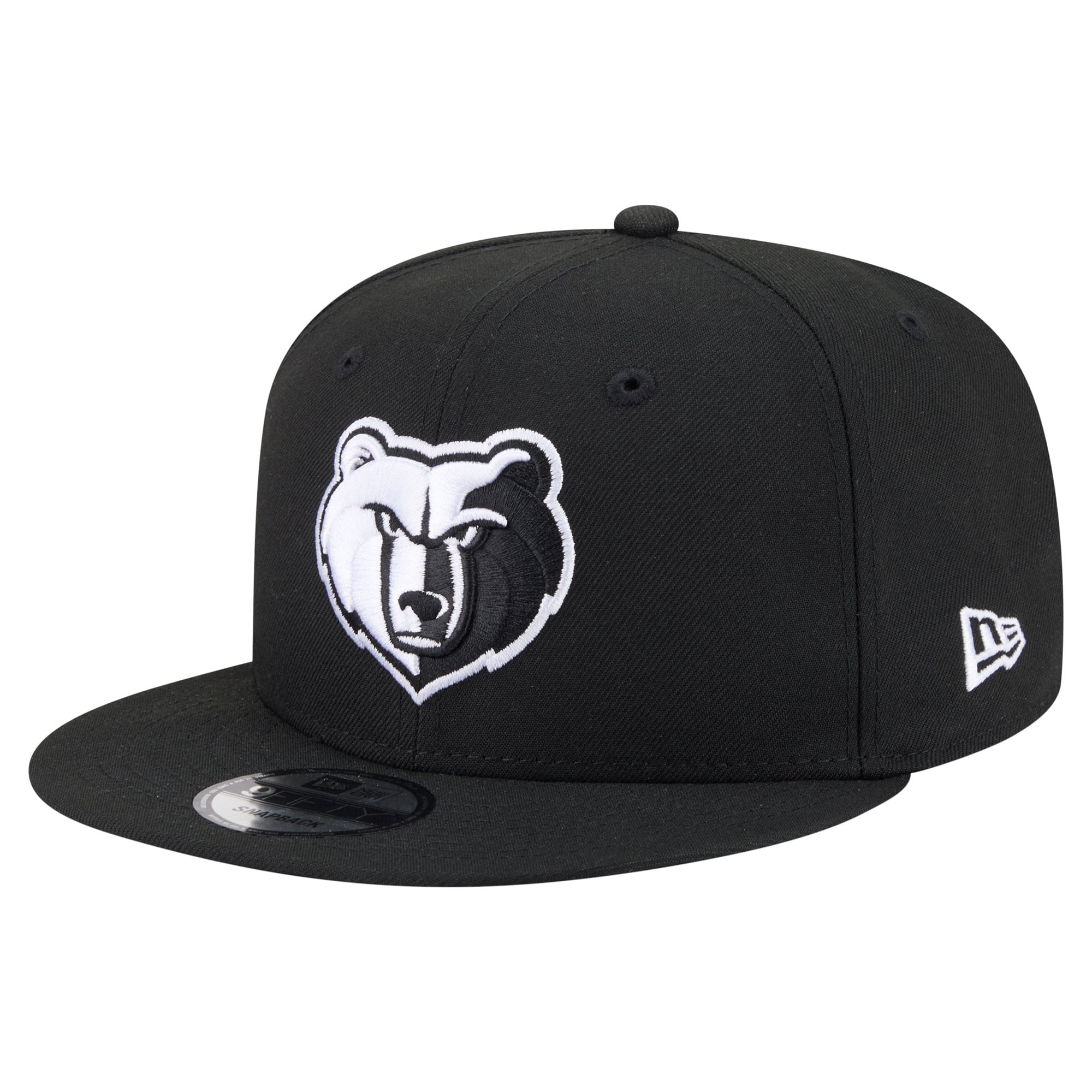 Men's New Era  Black Memphis Grizzlies Team 9FIFTY Snapback Hat