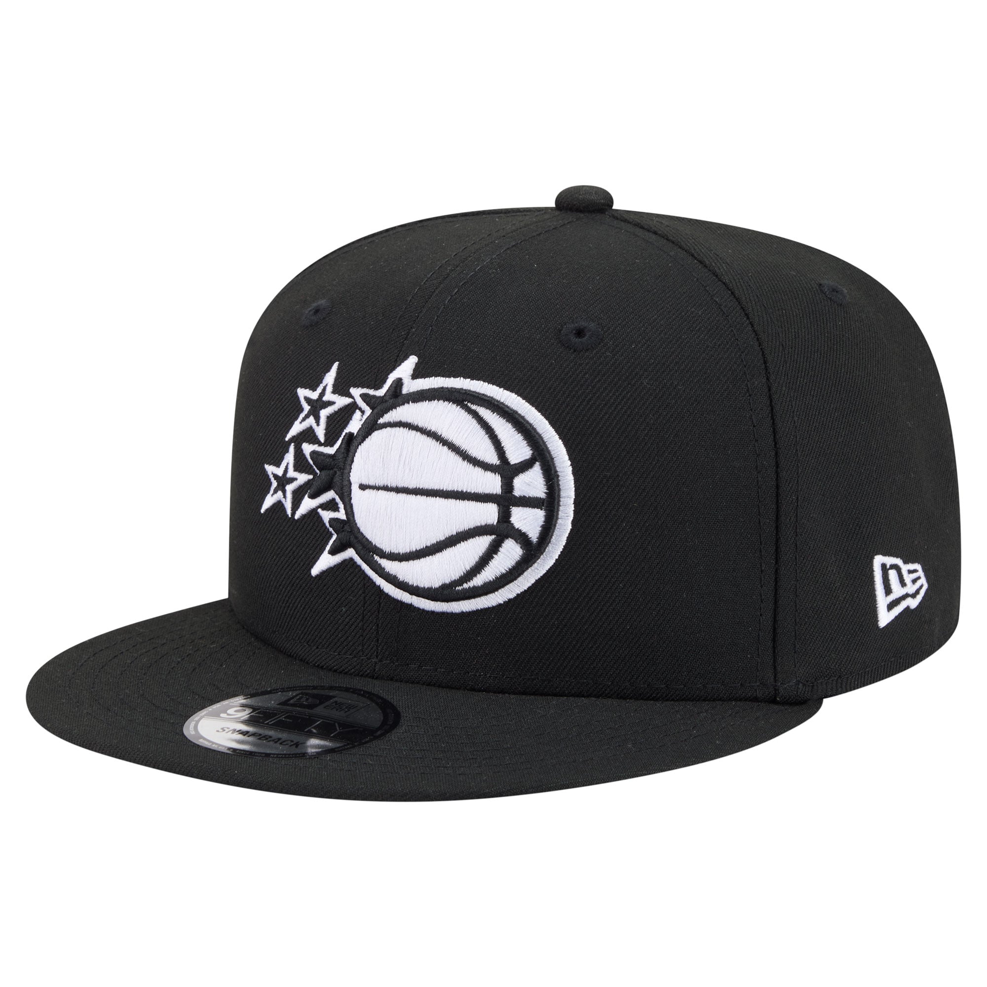 Men's New Era  Black Orlando Magic Team 9FIFTY Snapback Hat