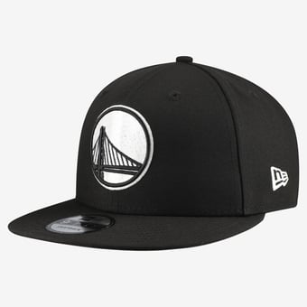Men's New Era  Black Golden State Warriors Team 9FIFTY Snapback Hat