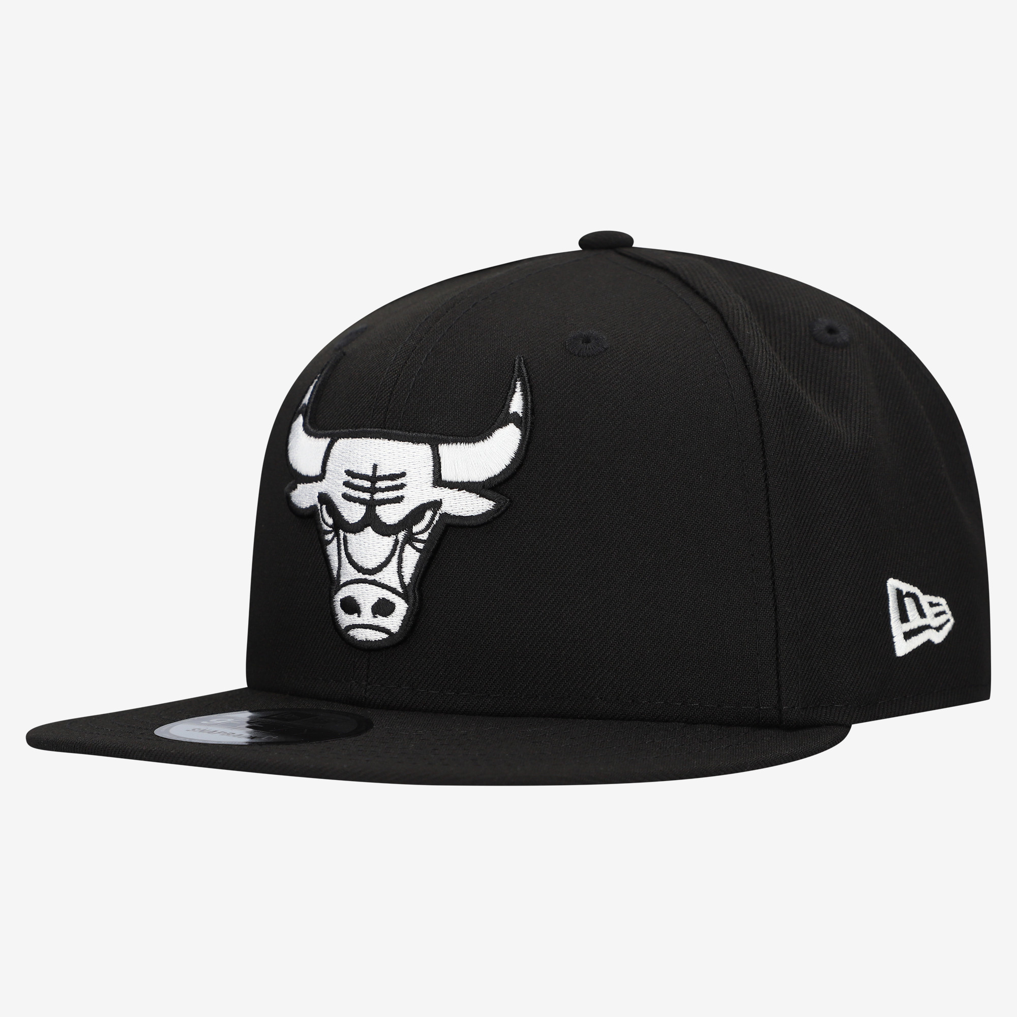 New Era Men's Black Chicago Bulls Team 9FIFTY Snapback Hat - Black