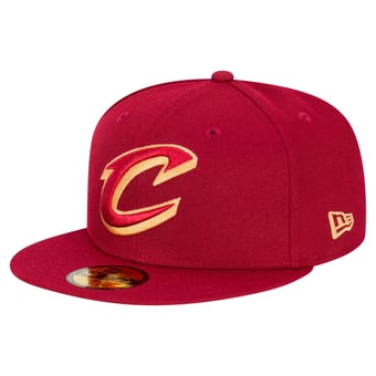 Men's New Era  Wine Cleveland Cavaliers Team 59FIFTY Fitted Hat