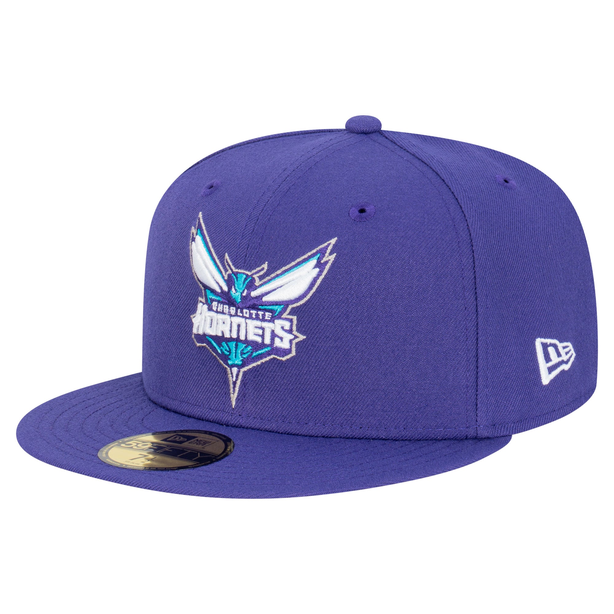 Men's New Era Purple Charlotte Hornets Team 59FIFTY Fitted Hat