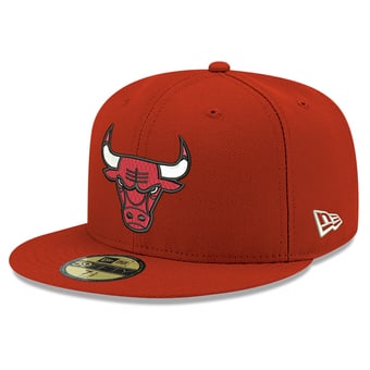 Men's New Era Red Chicago Bulls Team 59FIFTY Fitted Hat