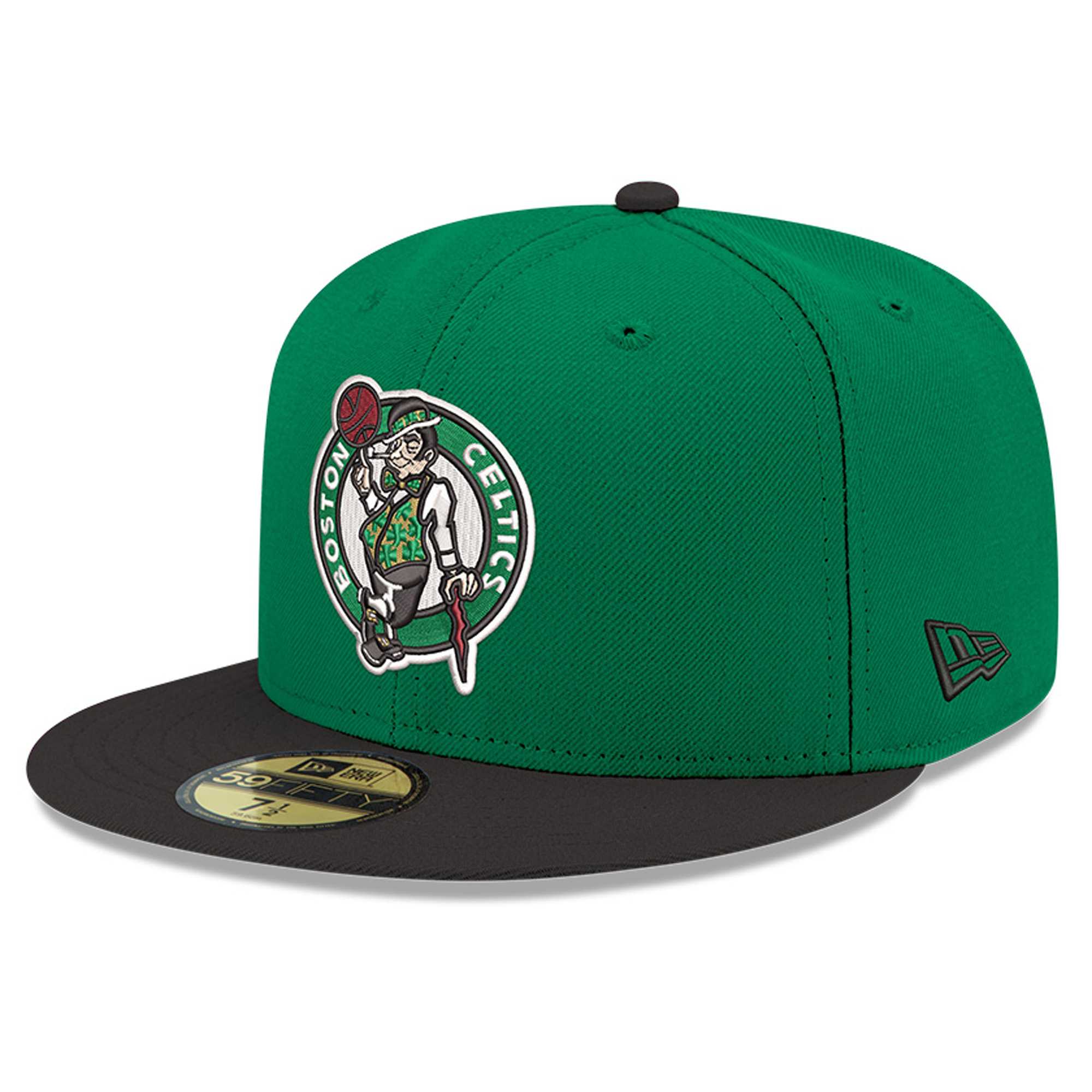 New Era Men's Green Boston Celtics Two-Tone 59FIFTY Fitted Hat - Green