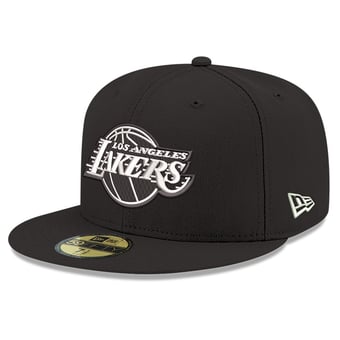 Men's New Era Black Los Angeles Lakers 59FIFTY Fitted Hat