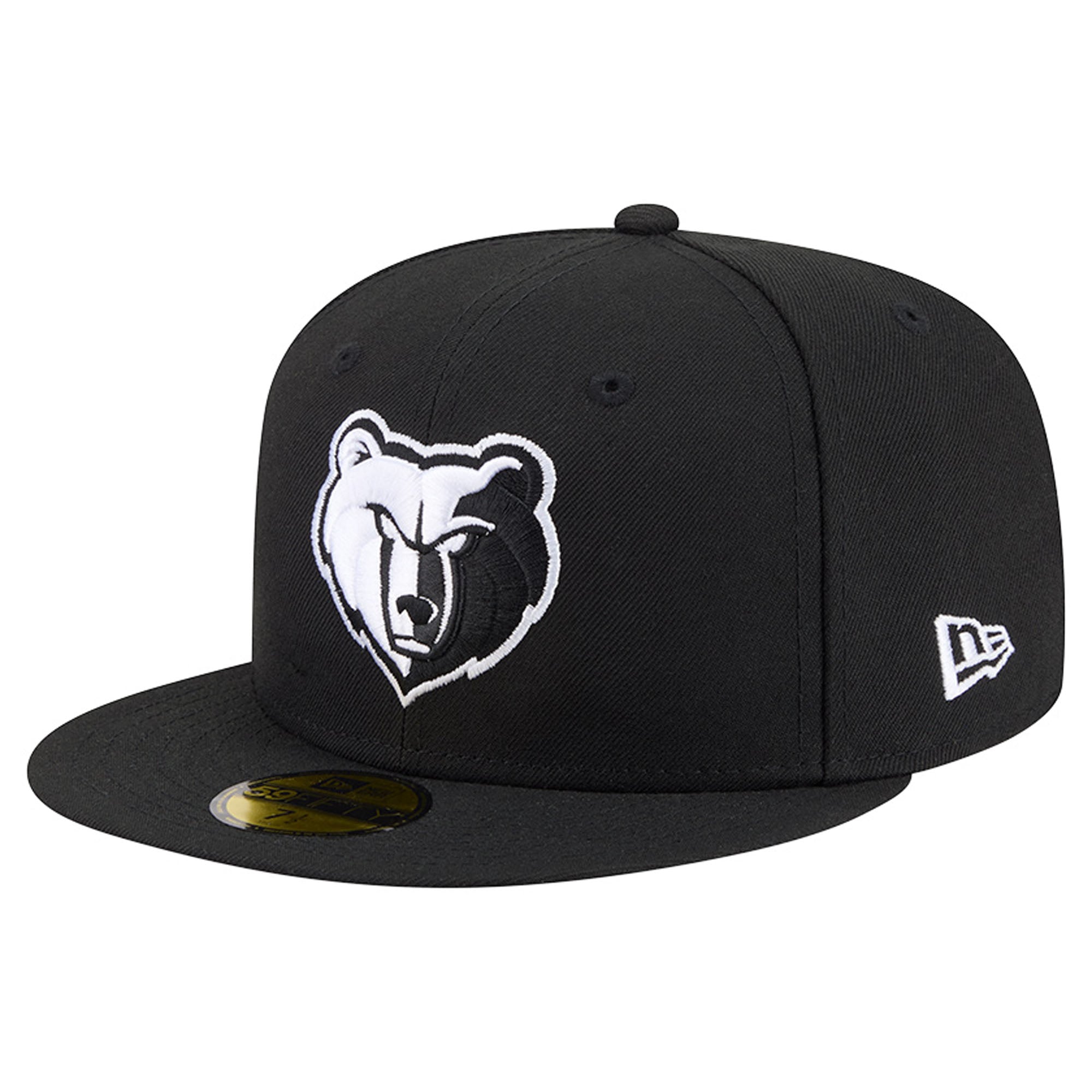 Men's New Era Black/White Memphis Grizzlies 59FIFTY Fitted Hat