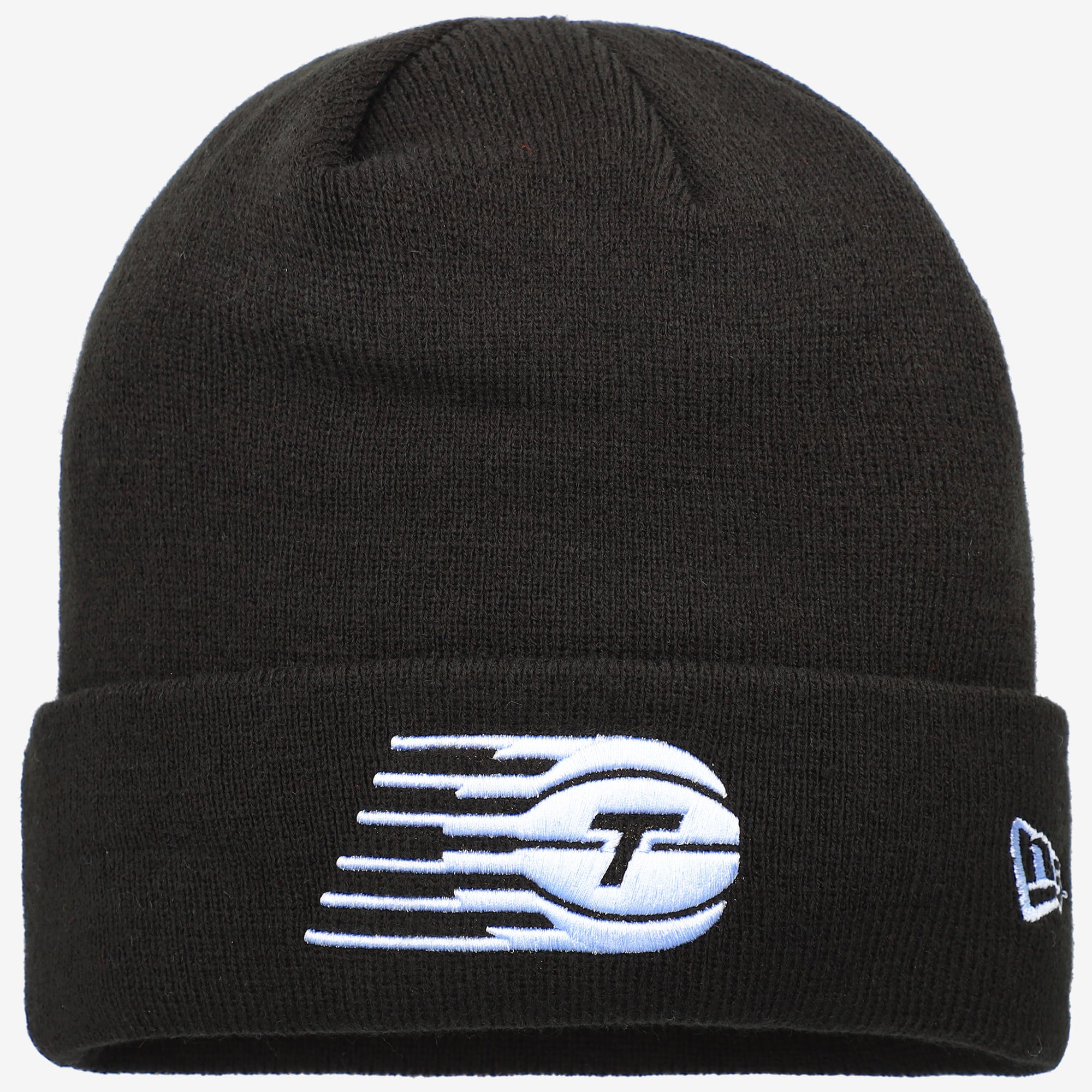 Men's New Era Black Toronto Tempo Cuffed Knit Hat