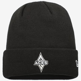 Men's New Era Black Las Vegas Aces Cuffed Knit Hat