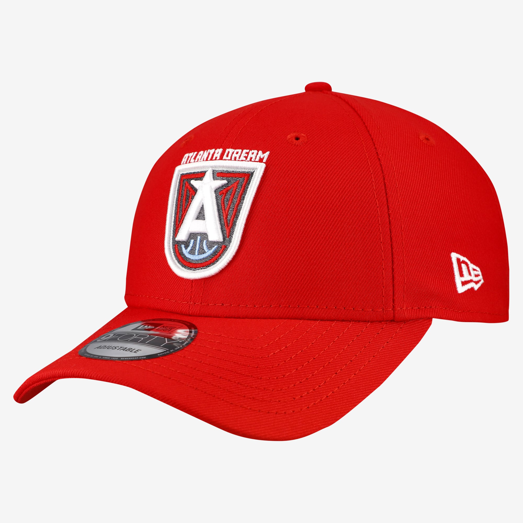 Men's New Era Red Atlanta Dream Team 9FORTY Adjustable Hat