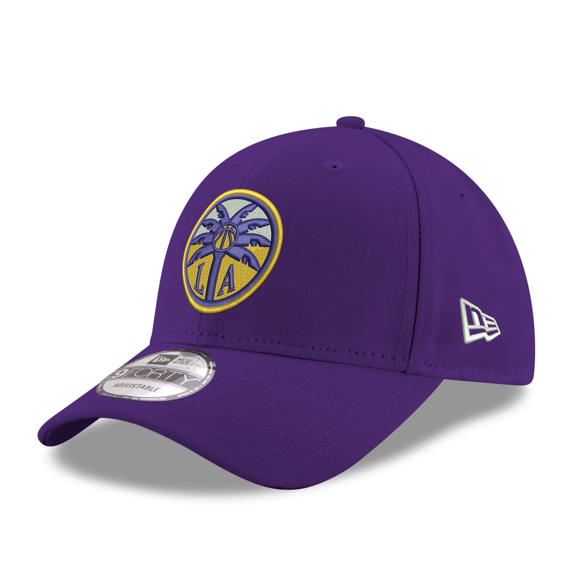 Men's New Era Purple Los Angeles Sparks Team 9FORTY Adjustable Hat