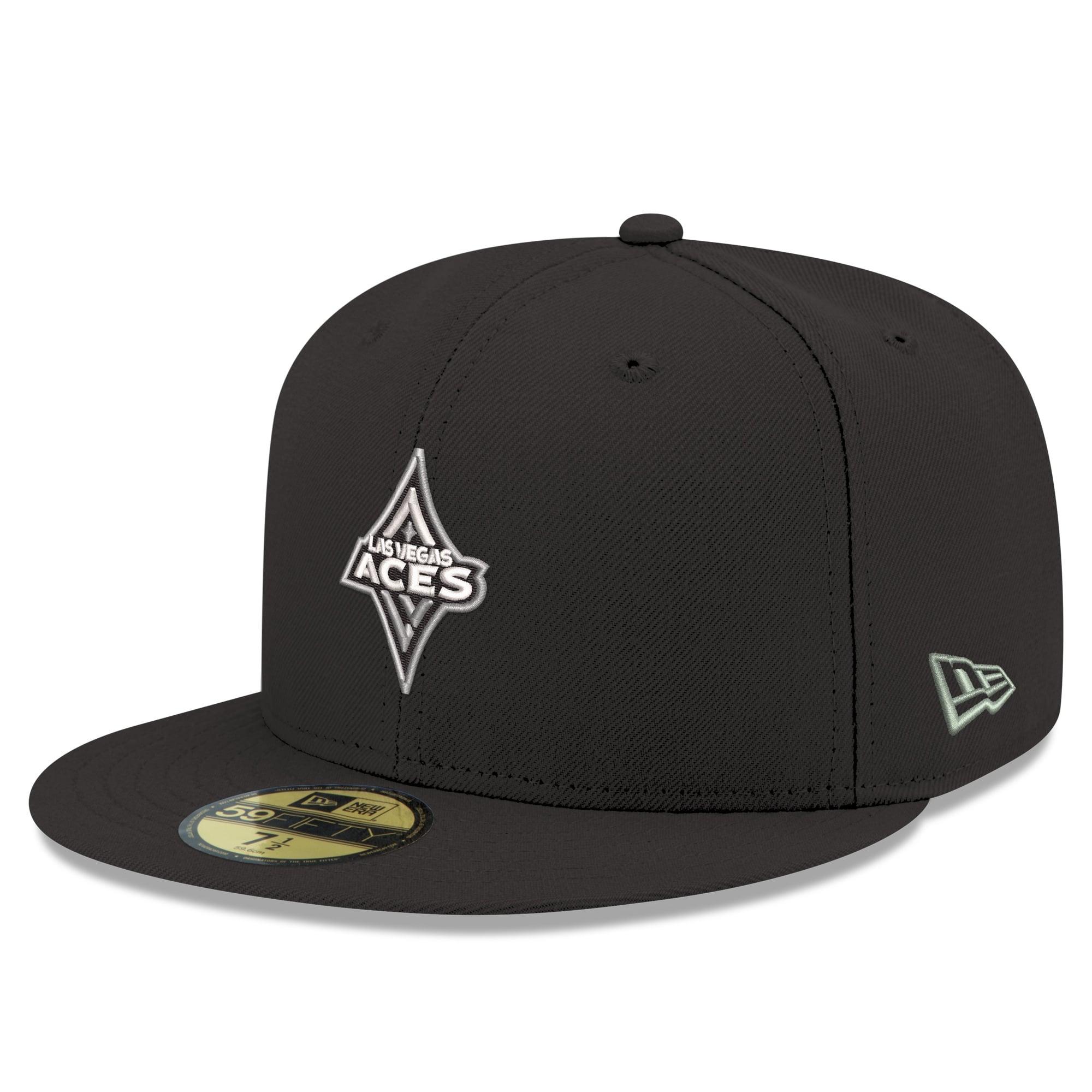 Men's New Era  Black Las Vegas Aces Team 59FIFTY Fitted Hat
