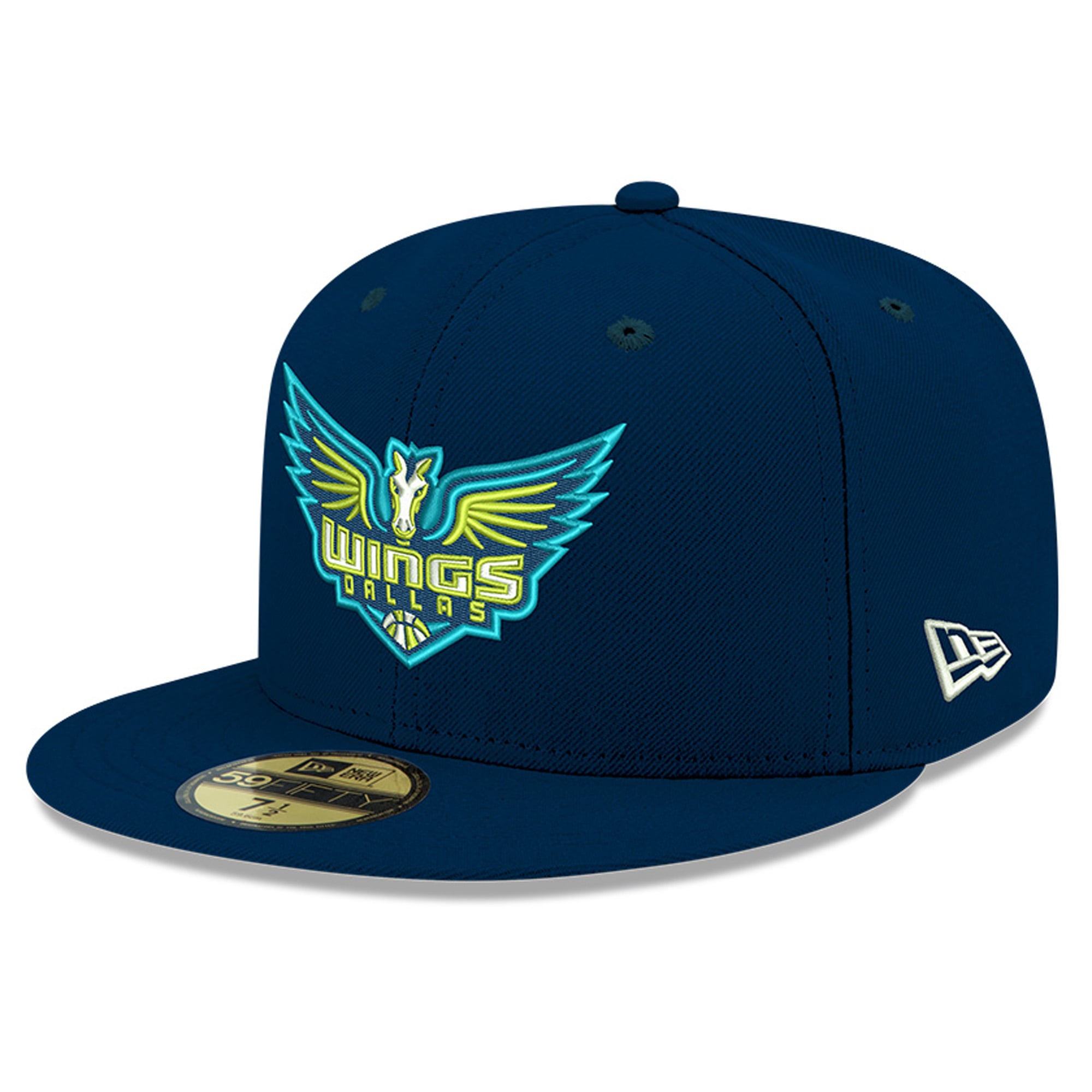 Men's New Era Blue Dallas Wings Team 59FIFTY Fitted Hat