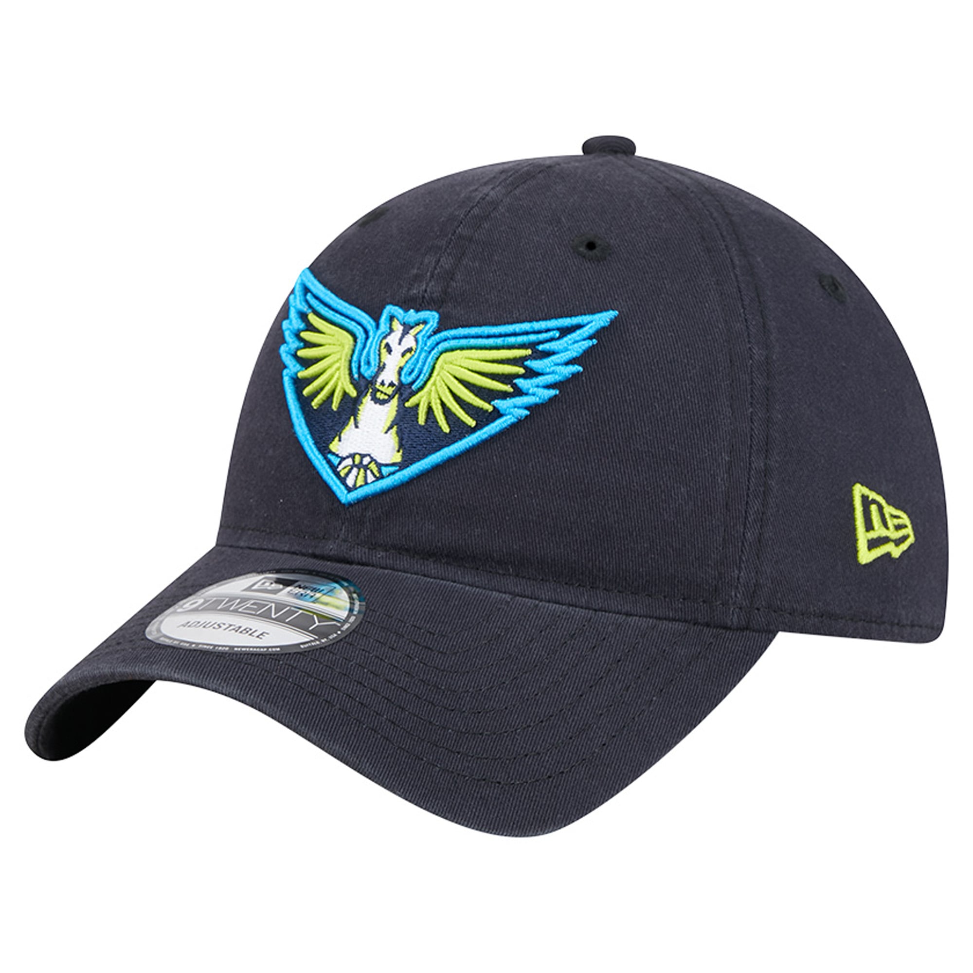 Men's New Era Navy Dallas Wings 9TWENTY Adjustable Hat