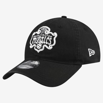 Men's New Era Black Washington Mystics 9TWENTY Adjustable Hat