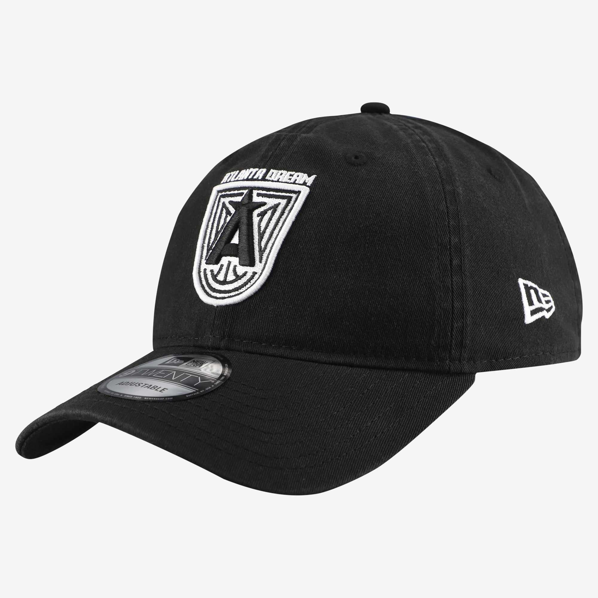 Men's New Era Black Atlanta Dream 9TWENTY Adjustable Hat