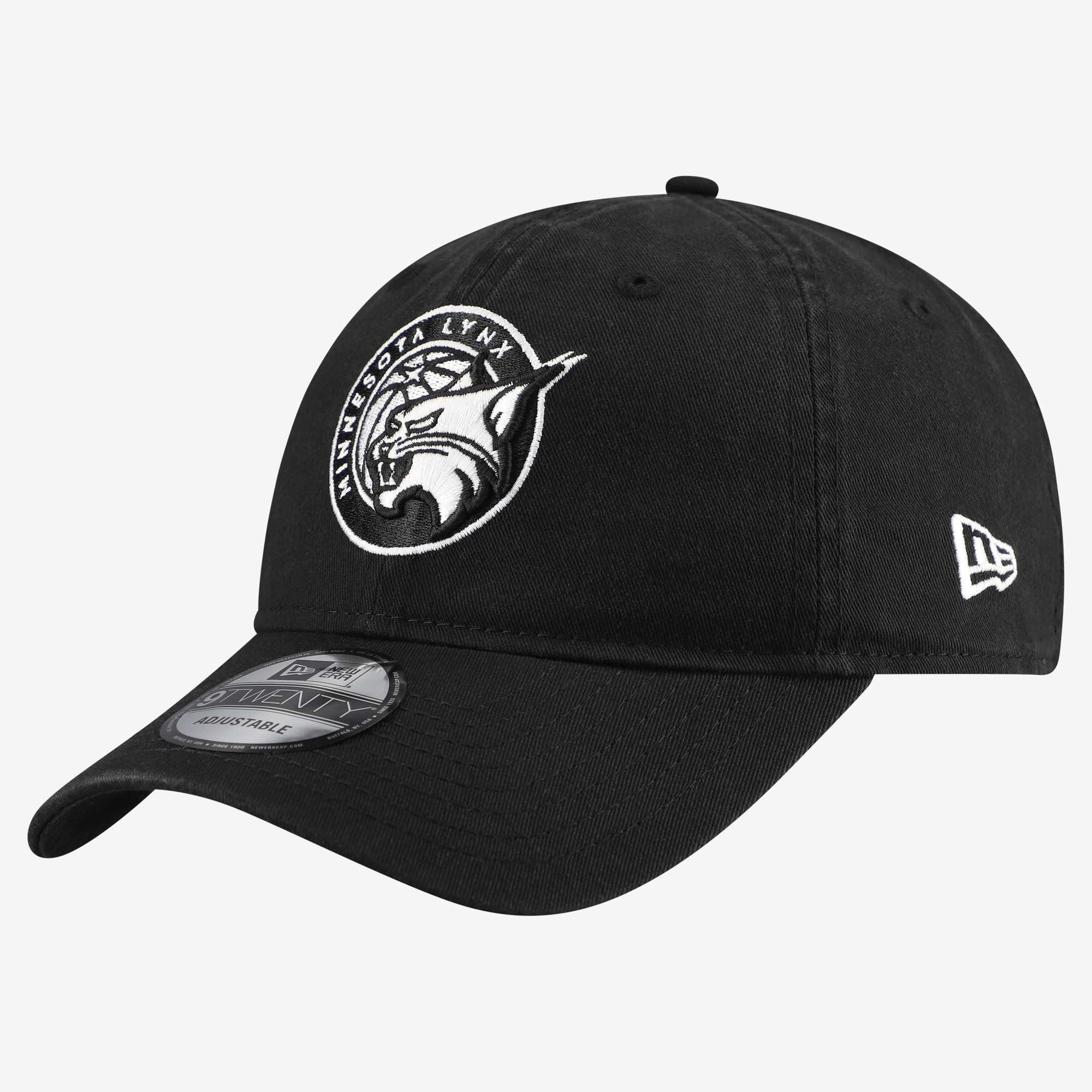 Men's New Era Black Minnesota Lynx 9TWENTY Adjustable Hat