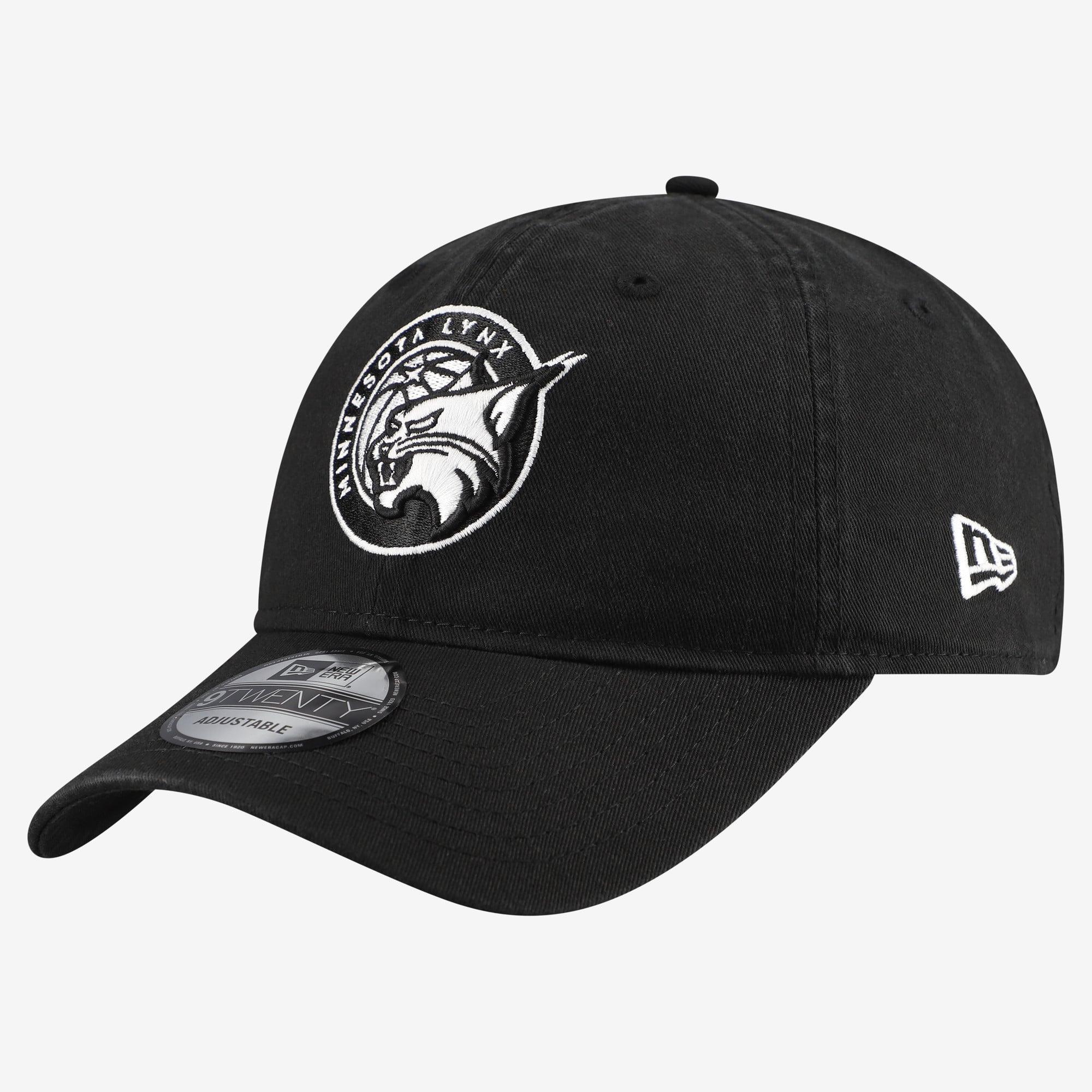 Men's New Era Black Minnesota Lynx 9TWENTY Adjustable Hat