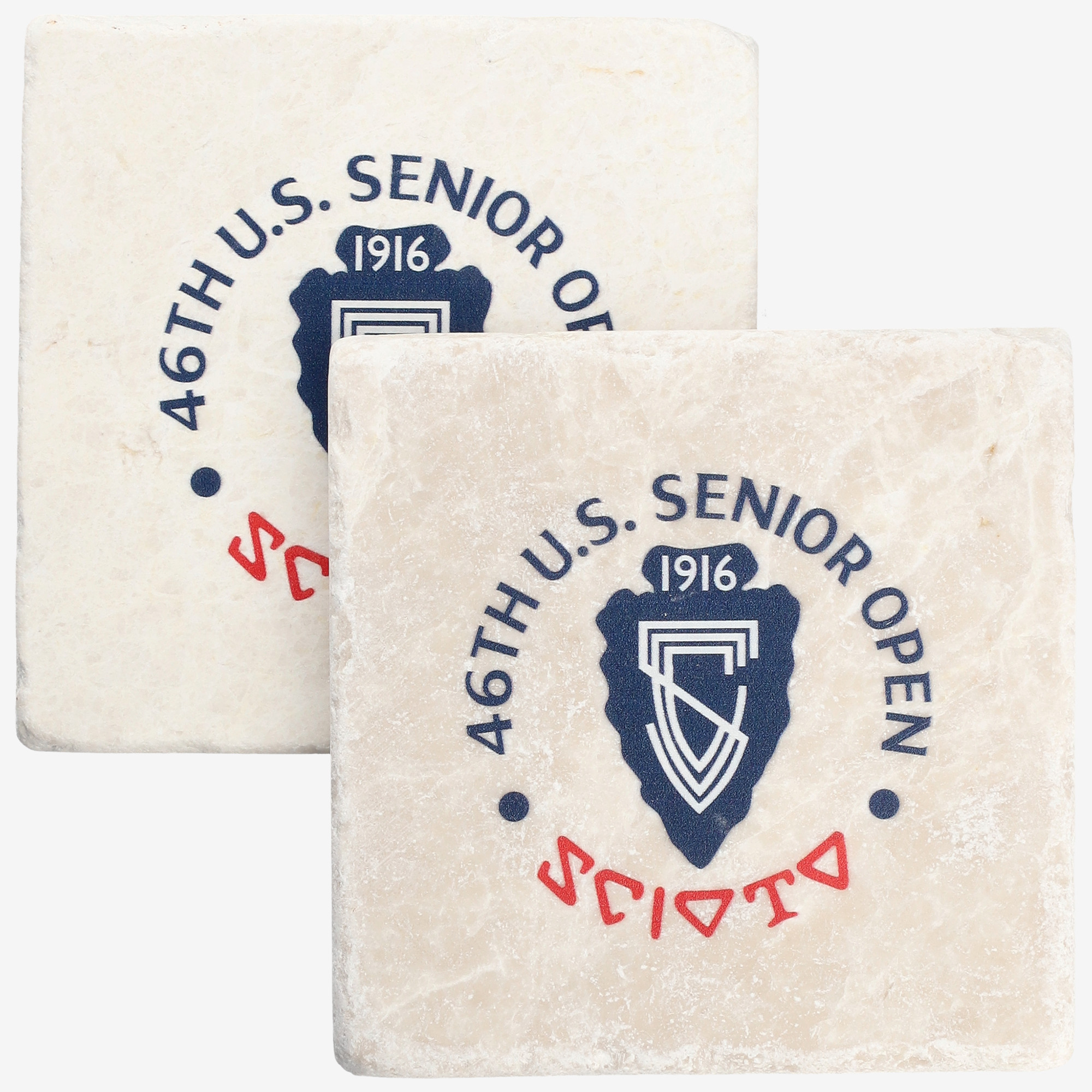2026 U.S. Senior Open Marble Coasters 2-Pack 2026 U.S. Senior Open Marble Coasters 2-Pack