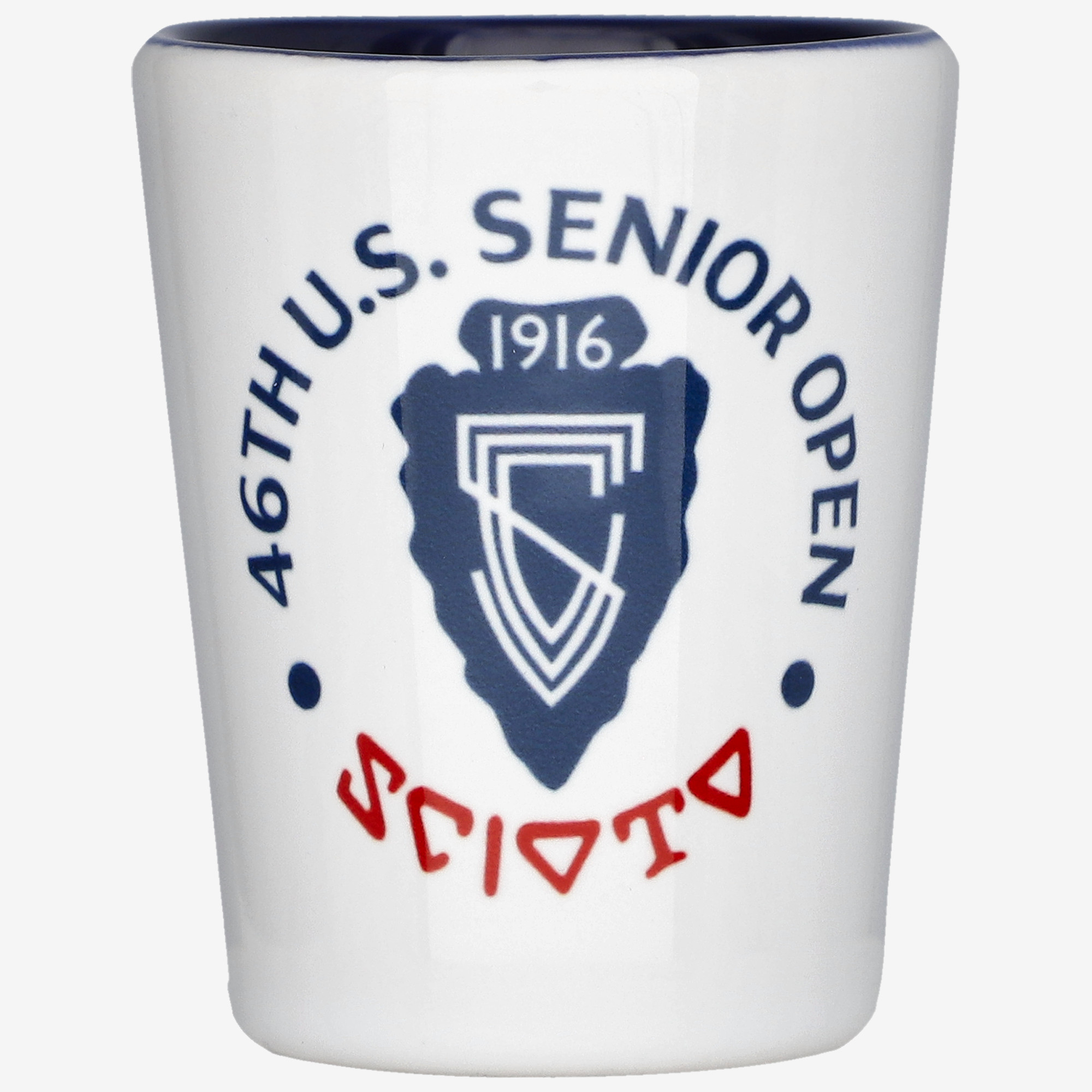 2026 U.S. Senior Open Tournament Solutions 2oz. Two-Tone Shot Glass 2026 U.S. Senior Open Tournament Solutions 2oz. Two-Tone Shot Glass