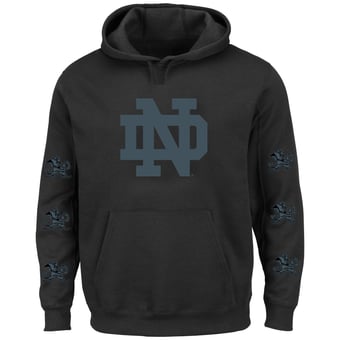 Men's Fanatics Black Notre Dame Fighting Irish Big & Tall 3-Hit Pullover Hoodie