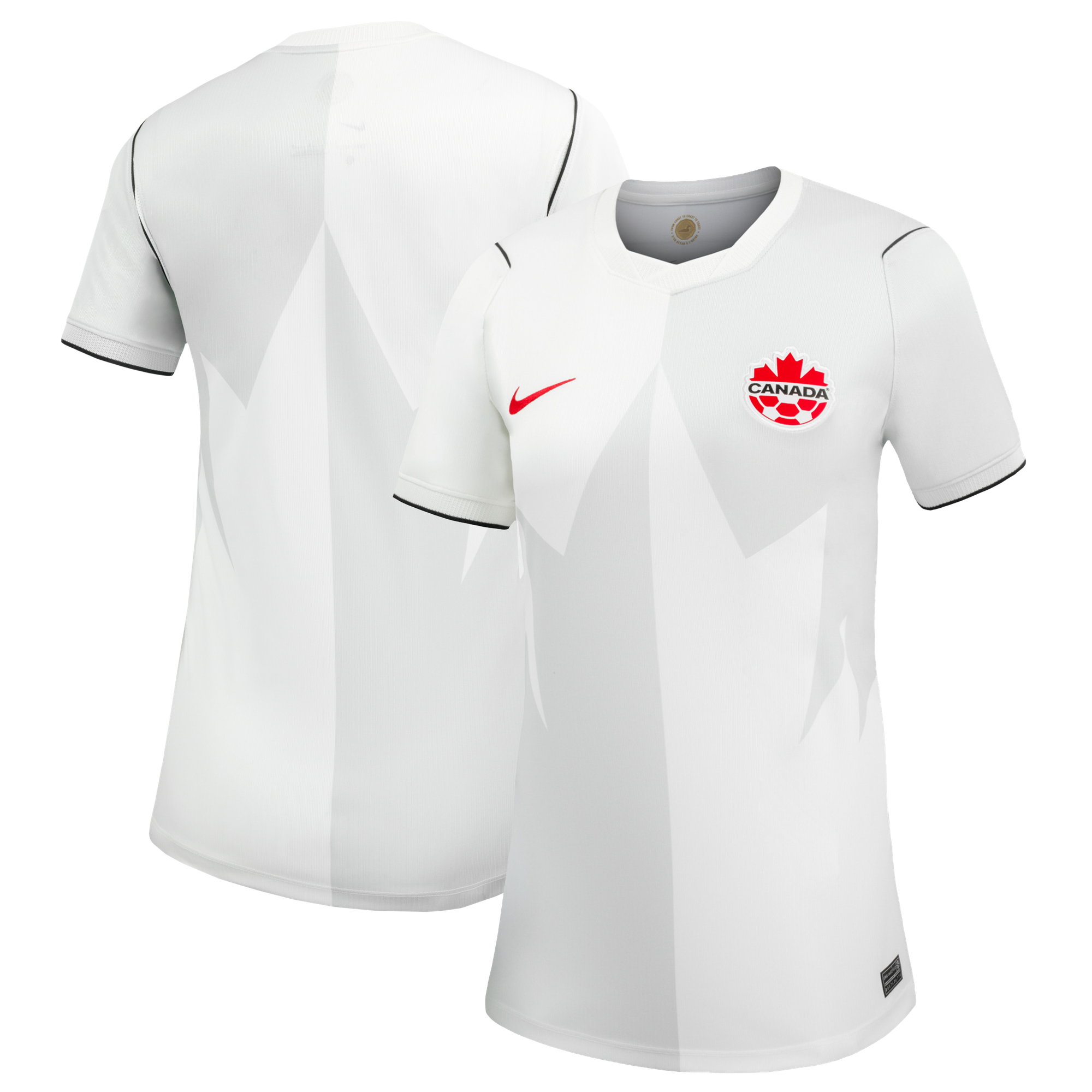 Women's Nike  White Canada Soccer 2026 Home Stadium Replica Jersey