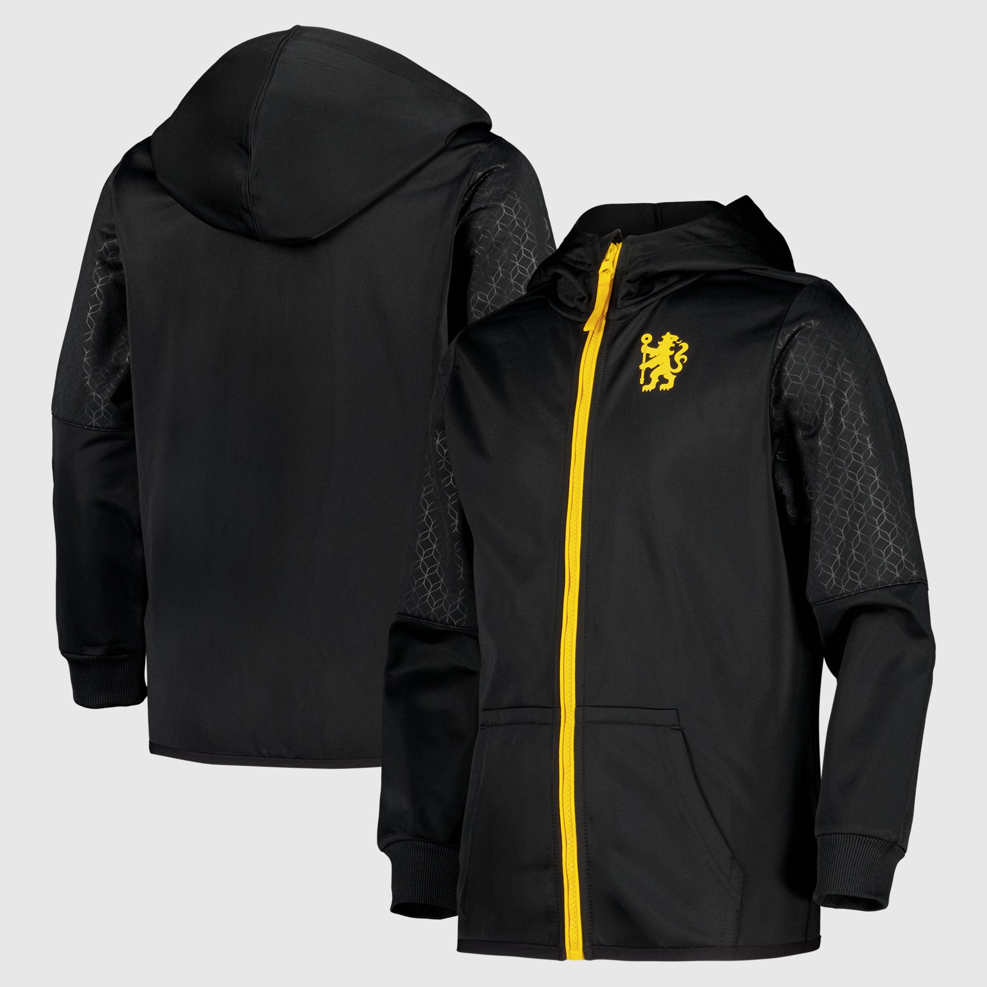 Chelsea Motion Full Zip Hoodie - Black/Gold - Kids