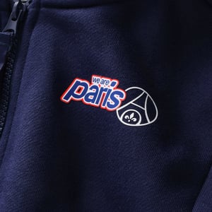 Sweat à capuche zippé PSG Classics Core - Marine - Enfants, vue 5