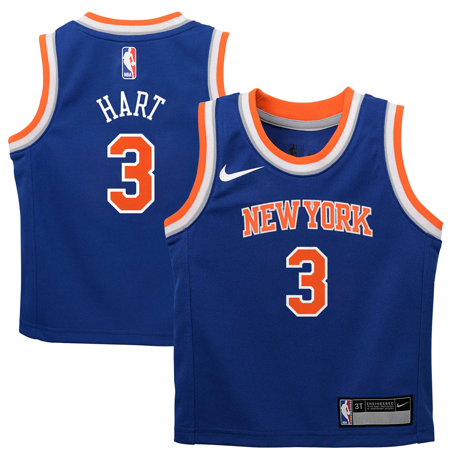 Nike Preschool Josh Hart Blue New York Knicks Replica Swingman Jersey - Icon Edition - Blue