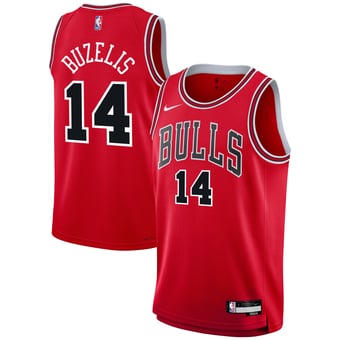 Youth Nike Matas Buzelis Red Chicago Bulls Swingman Jersey - Icon Edition