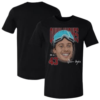 Men's 500 Level Quinn Hughes Black US Men's Hockey Goggles T-Shirt