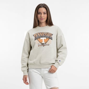Women's Champion  Oatmeal Tennessee Volunteers All-Star Weave Sweatshirt