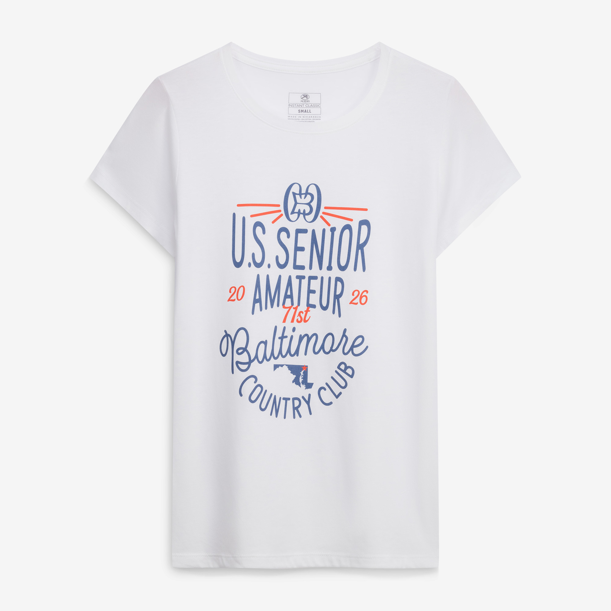 Women’s 2026 U.S. Senior Amateur Ahead White Zelda Tri-Blend T-Shirt Women’s 2026 U.S. Senior Amateur Ahead White Zelda Tri-Blend T-Shirt