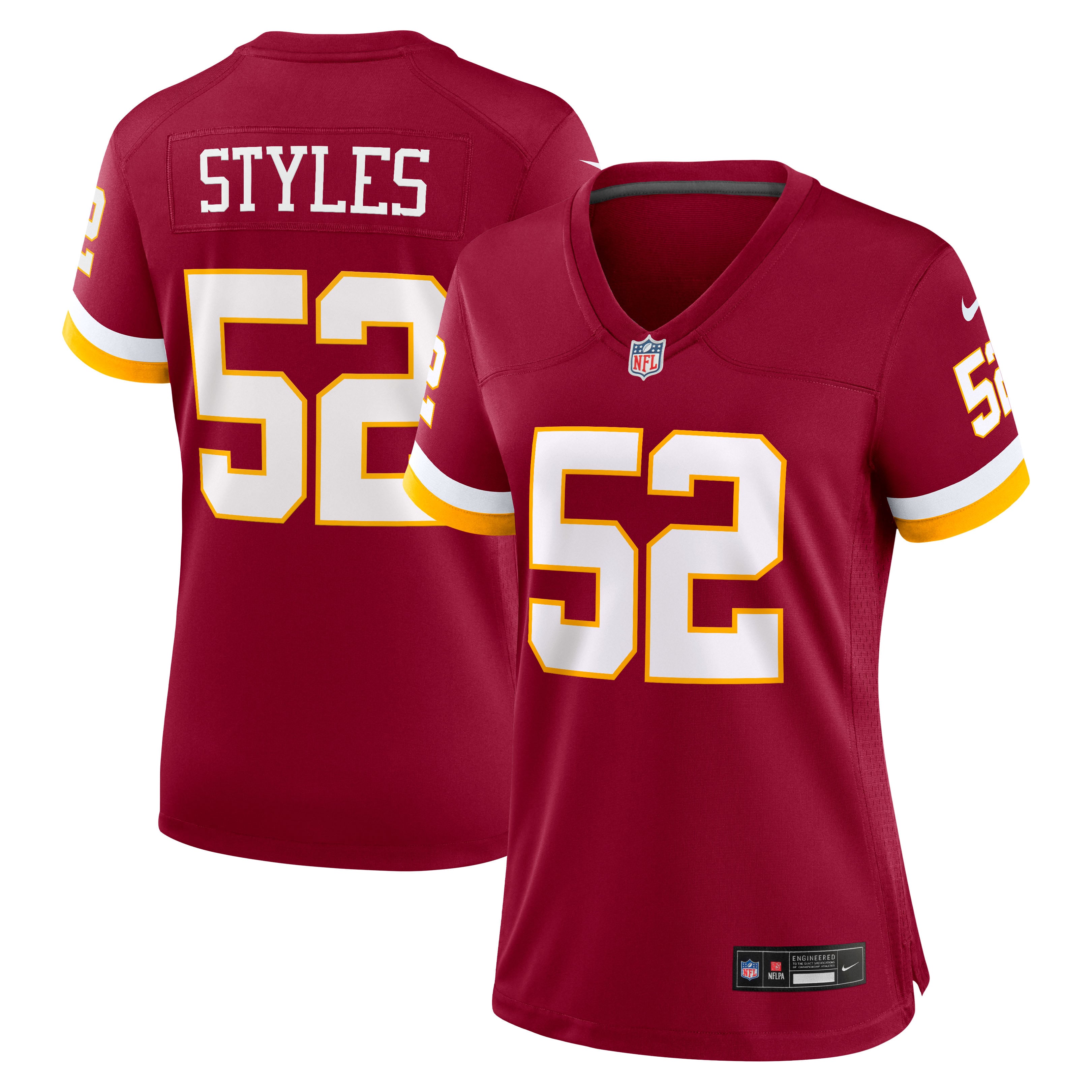 Women's Nike Sonny Styles Burgundy Washington Commanders Game Jersey