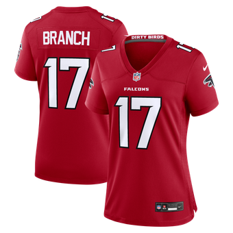Women's Nike Zachariah Branch Red Atlanta Falcons Team Game Jersey