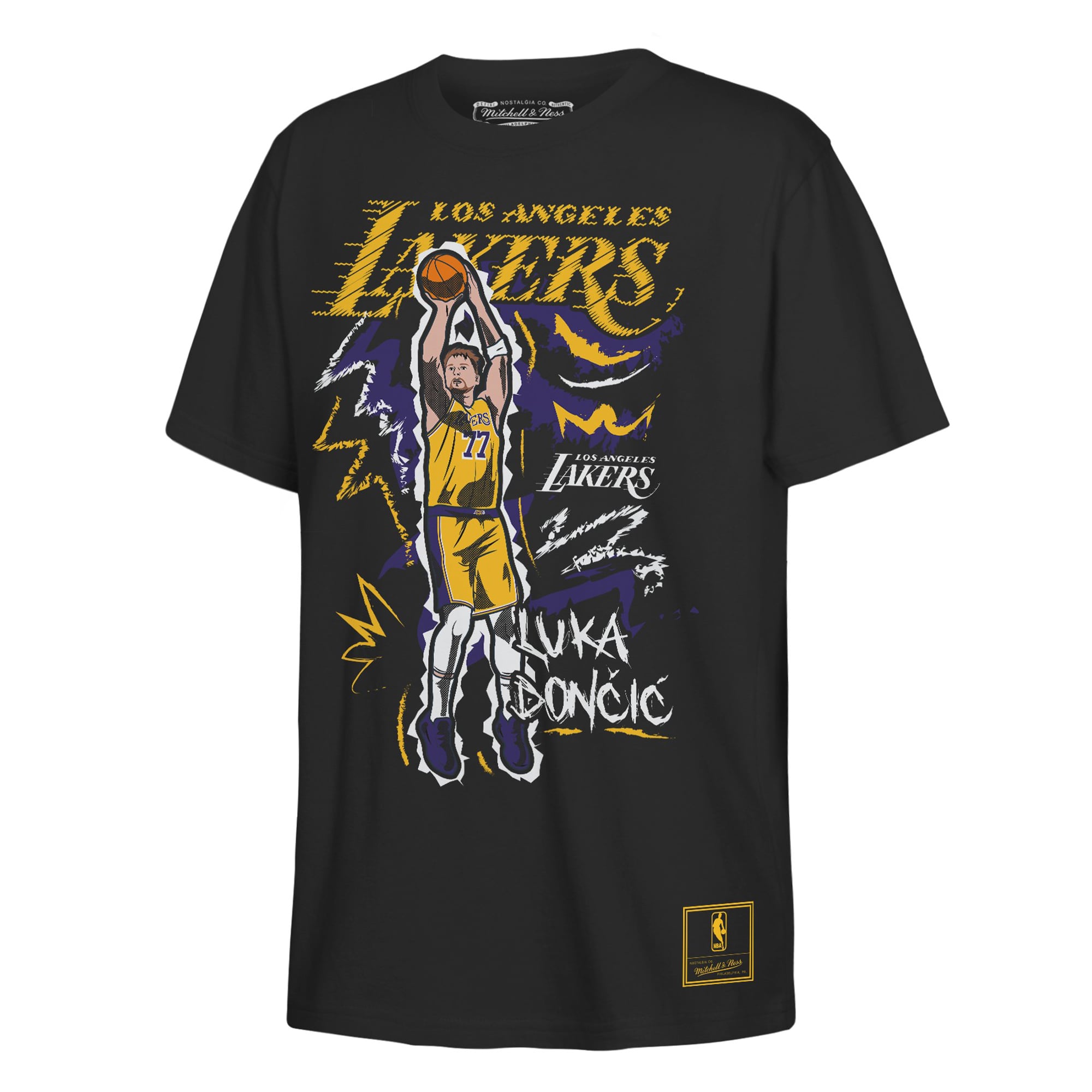 Los Angeles Lakers Chalked Up T-Shirt - Doncic - Jugend